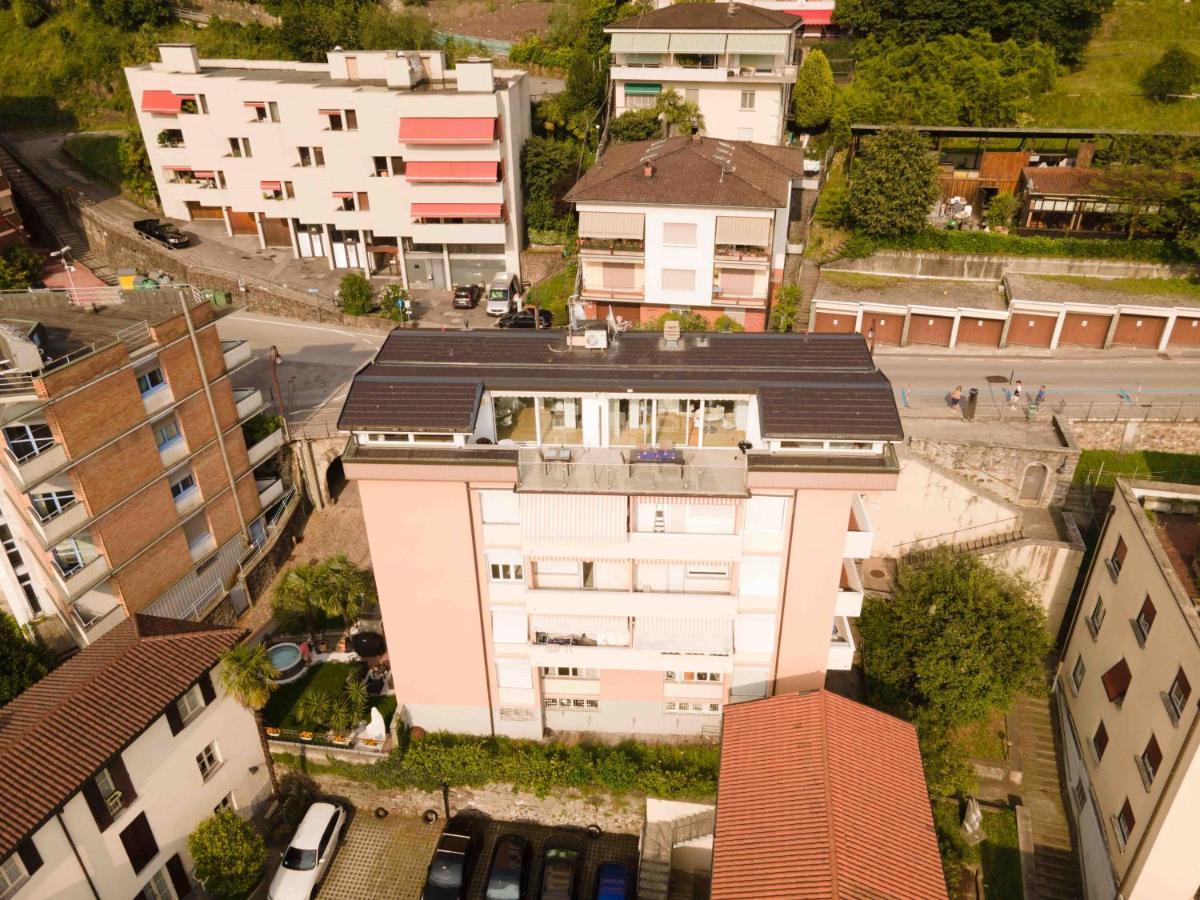 Campione dʼItalia Casa Madlen - Bright Attic With Marvelous View 아파트 외부 사진